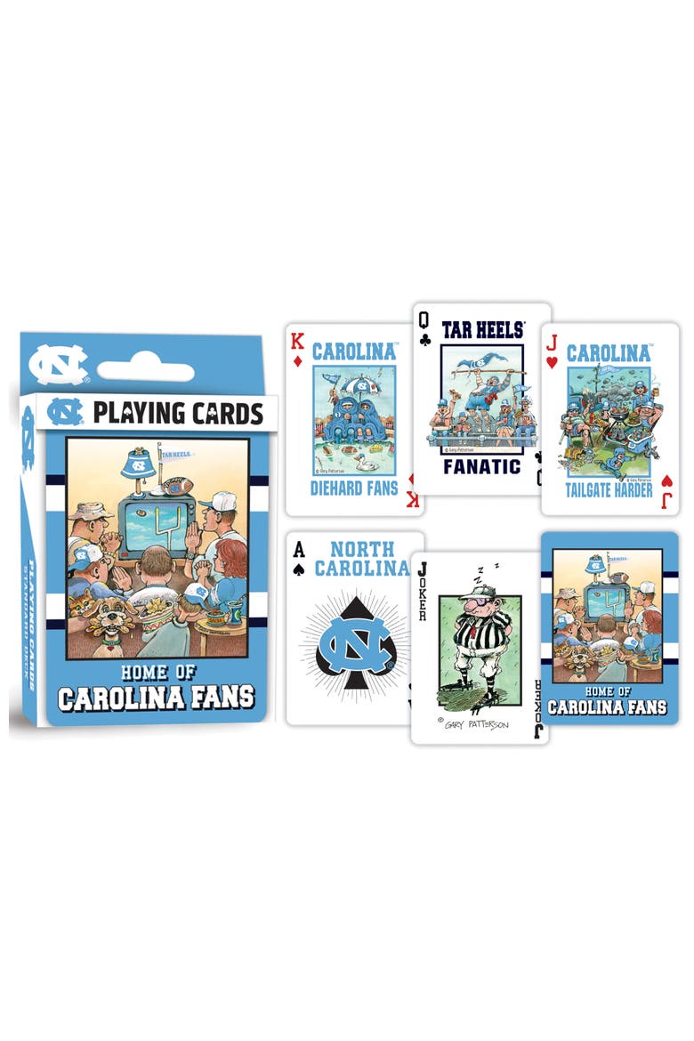 UNC Tar Heels Fan Deck Playing Cards, Alternate, color, Multicolor