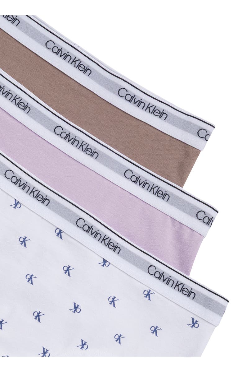 Calvin Klein Kids' 3-Pack Hipster Briefs, Alternate, color, Ckbl/Pslil/Dx