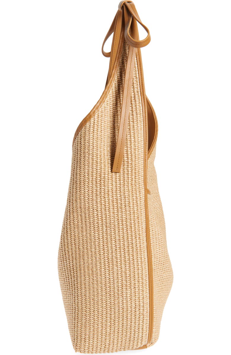 Reformation Medium Vittoria Woven Tote, Alternate, color, Natural Raffia