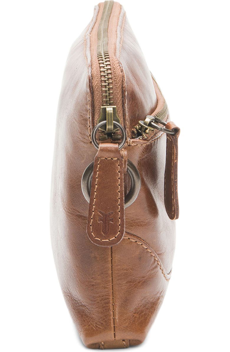 Frye Melissa Convertible Leather Wristlet, Alternate, color, Cognac