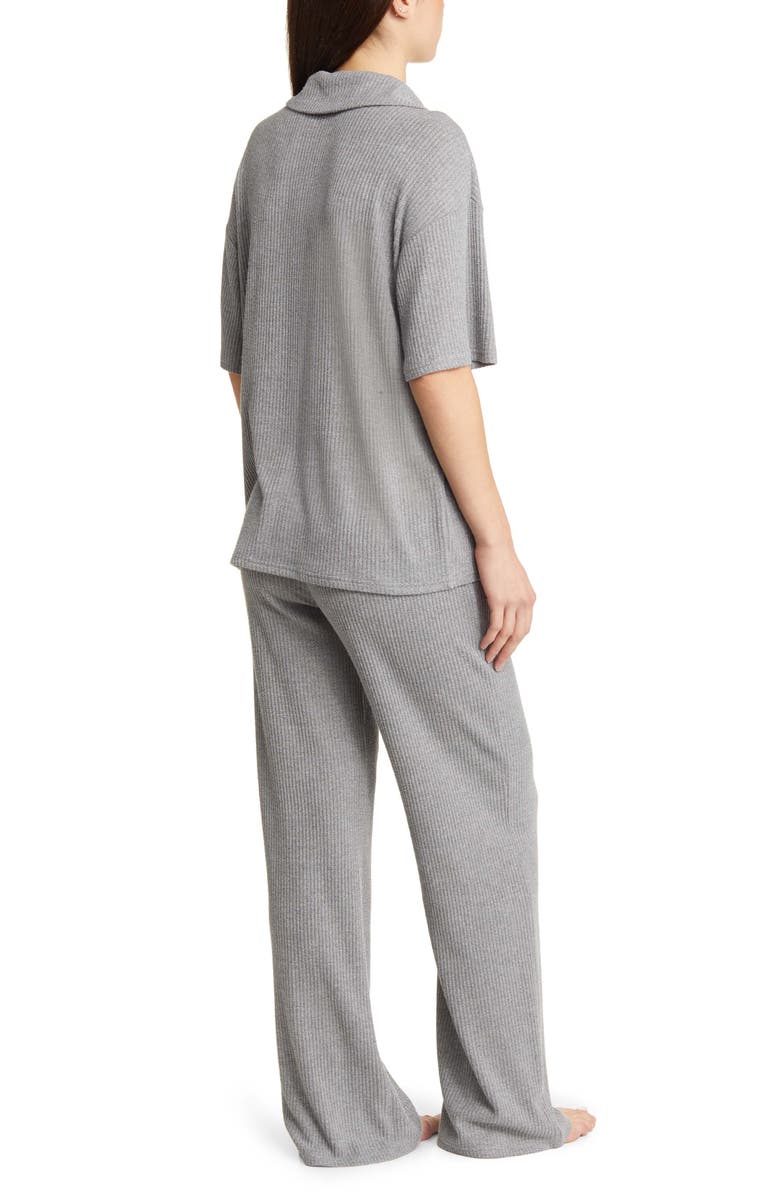 Open Edit Rib Pajamas, Alternate, color,