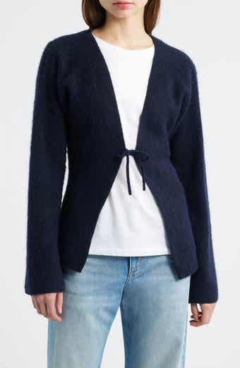 Farfal Tie Front Cardigan