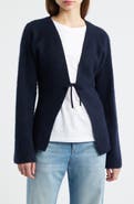 BOSS Farfal Tie Front Cardigan