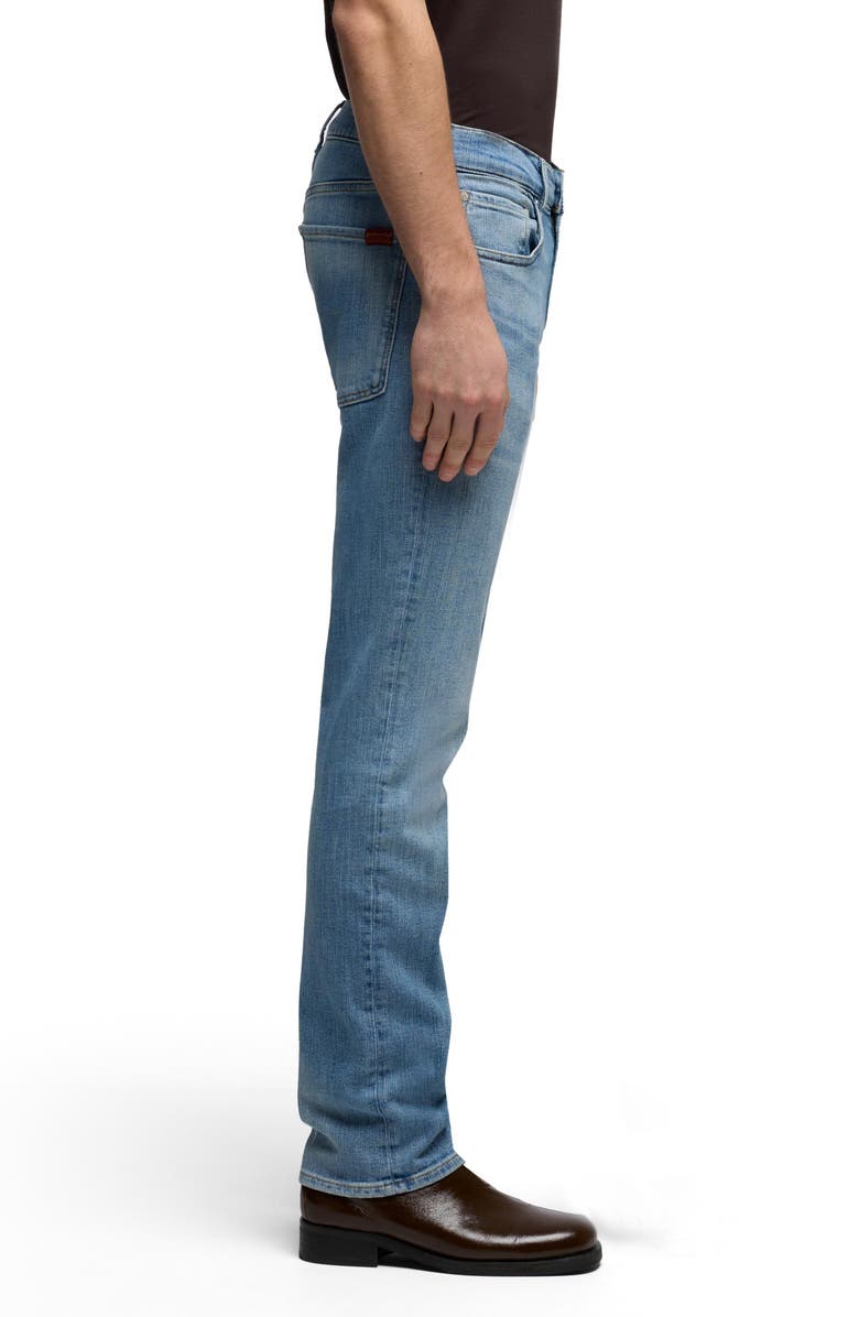 7 For All Mankind The Straight Leg Jeans, Alternate, color, Steelwater