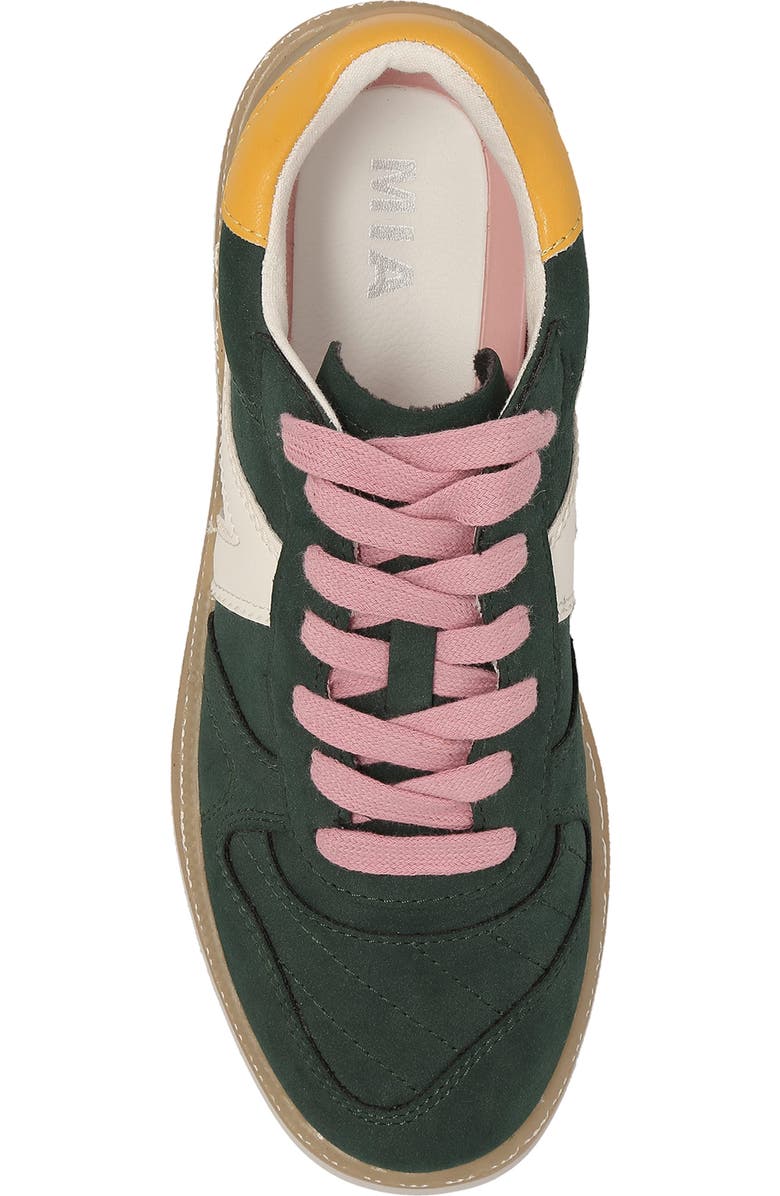 MIA Vesta Low Top Sneaker, Alternate, color, White/ Yellow/ Green