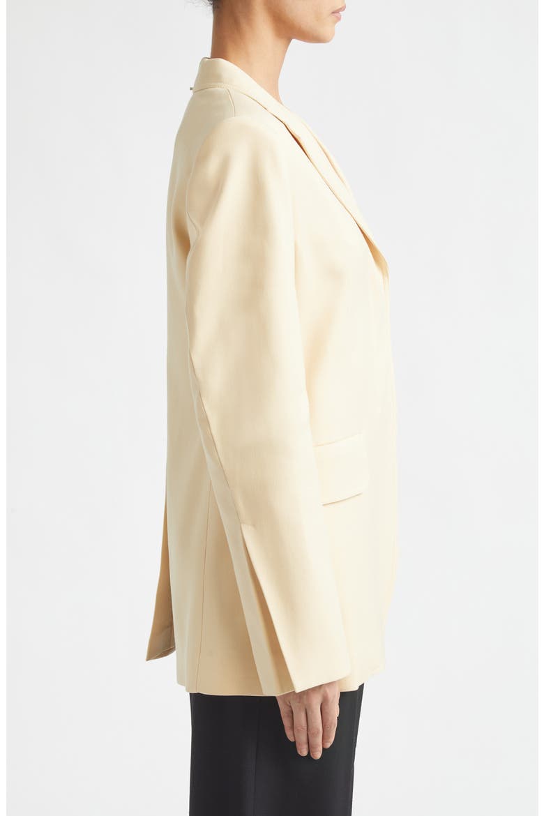 Gabardine Blazer, Alternate, color, VANILLA