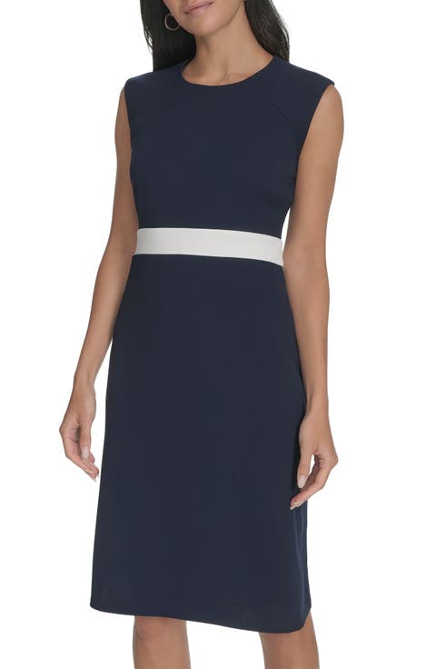 Colorblock Sheath Dress