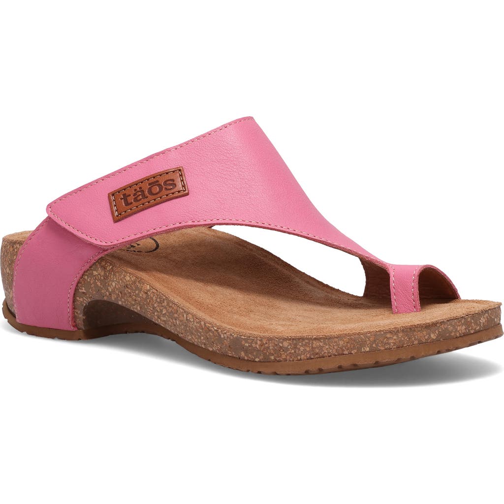 Taos Loop Toe Loop Sandal In Pink