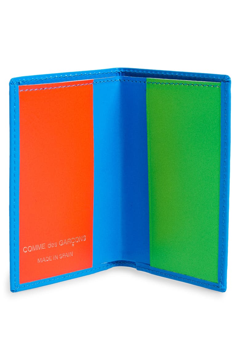 Super Fluo Card Case, Alternate, color, BLUE