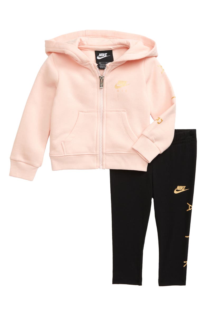 Nike Air Zip Hoodie & Leggings Set, Main, color, 