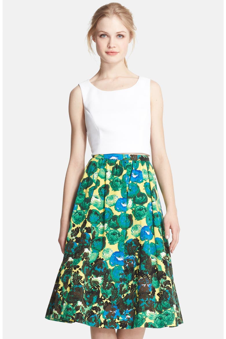 Sleeveless Crop Top, Main, color, OPTIC WHITE