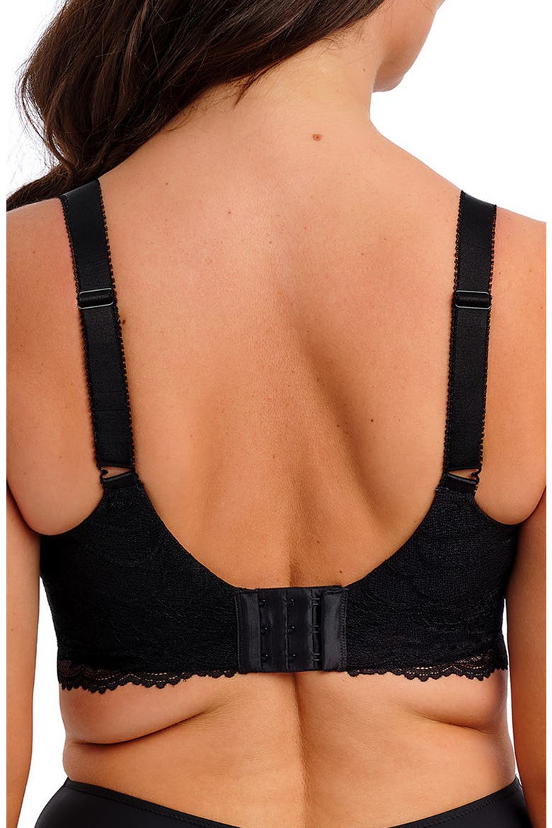 Cesile Underwire Side Support Bra, Alternate, color, BLACK
