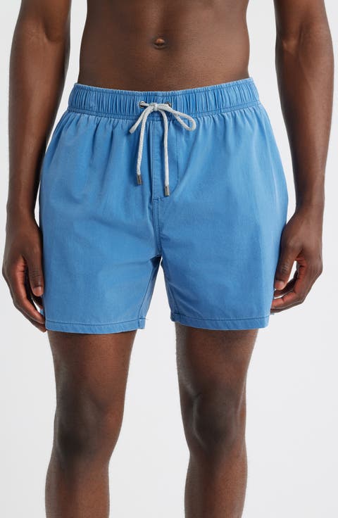 Vintage Wash Water Repellent Stretch Volley Swim Trunks