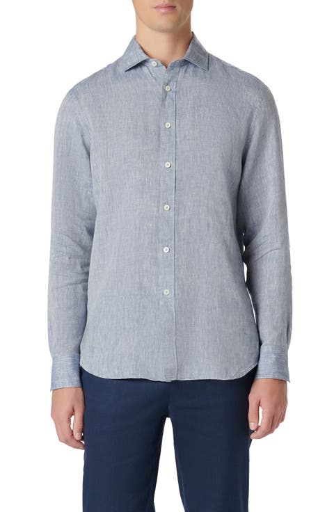 Axel Linen Button-Up Shirt