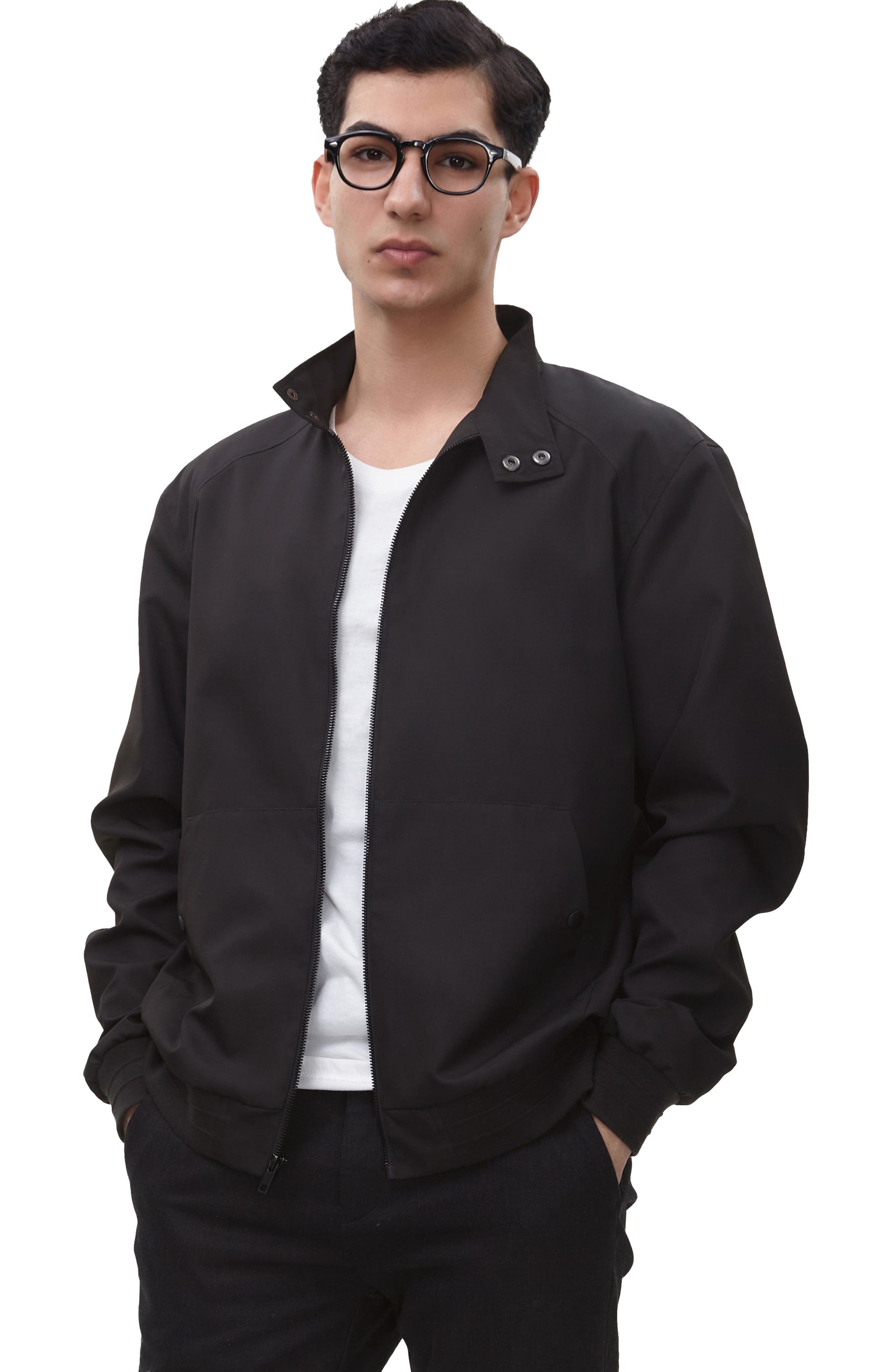 Мужские Rokka&Rolla Classic Full Zip Bomber Jacket — фото 7