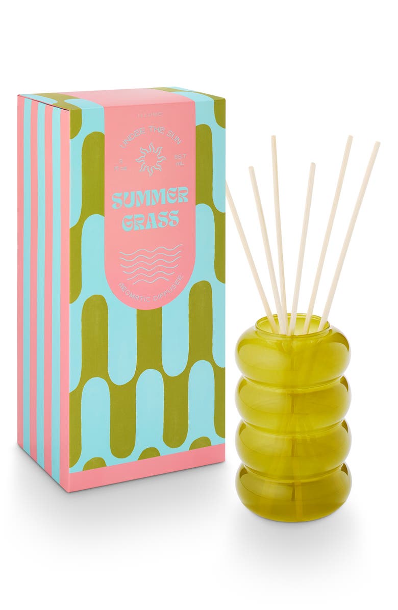 ILLUME<sup>®</sup> Summer Grass Aromatic Sun Reed Diffuser, Main, color, Green