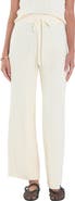 English Factory Tie Waist Cable Stitch Pants