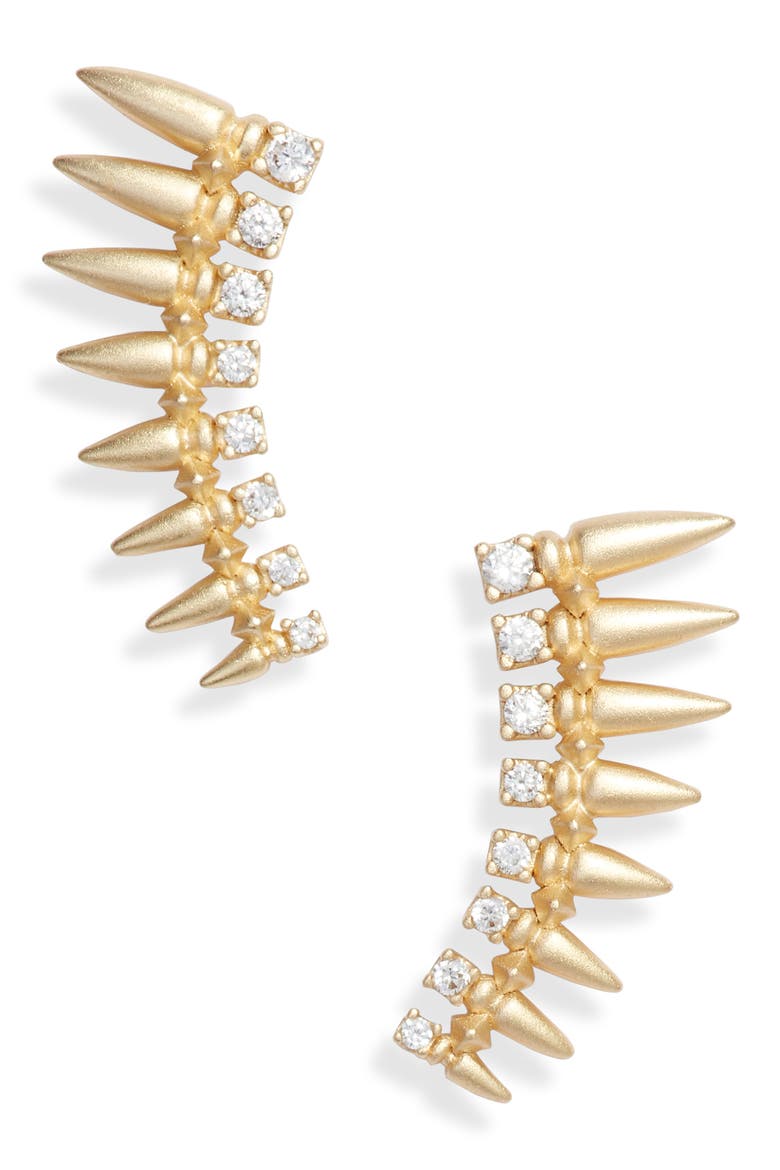 Loulou Ear Crawlers, Main, color, GOLD METAL