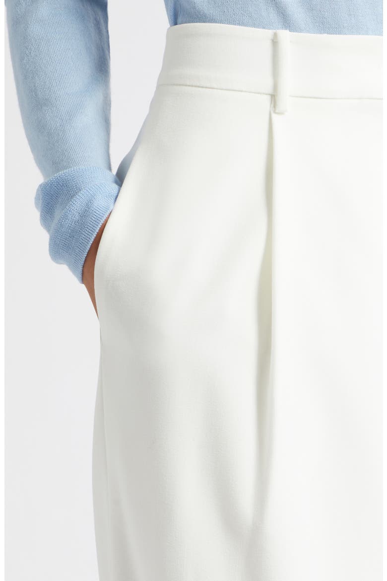 Solara Pleated Wide Leg Trousers, Alternate, color, OPTIC