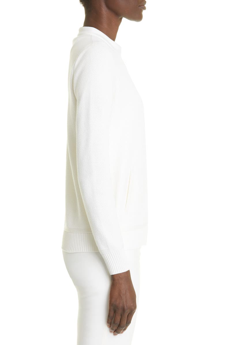 Loro Piana Women's Beausoleil Silk & Cotton Bomber Jacket, Alternate, color, 