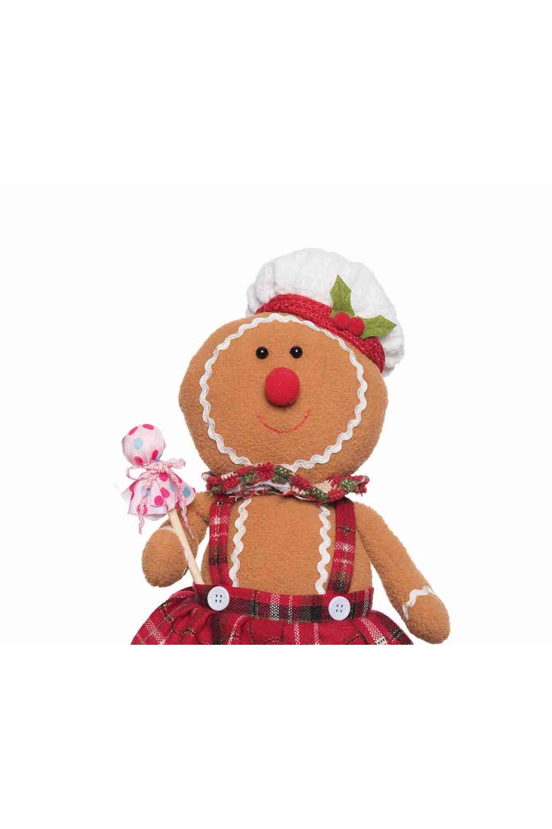 Mrs. Gingerbread Doll, Alternate, color, Red