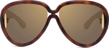 Loewe Anagram 65mm Oversized Pilot Mask Sunglasses | Nordstrom