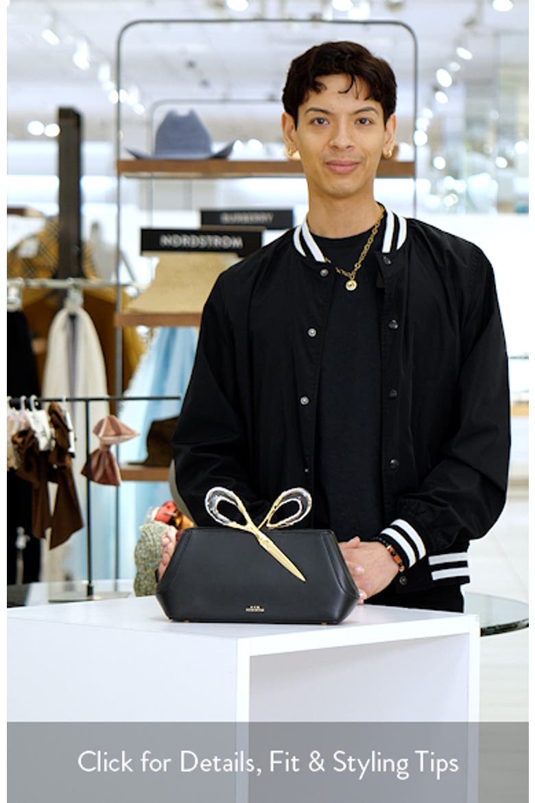 The Scissor Leather Clutch video