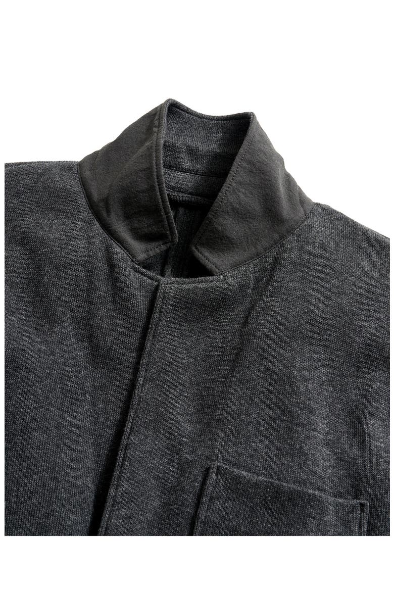 Heathered Knit Sport Coat, Alternate, color, CHARCOAL HEATHER
