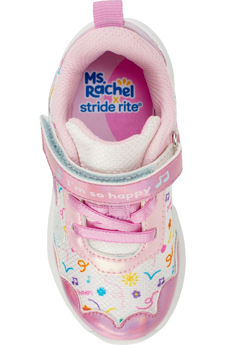 Stride Rite Kids' x Ms. Rachel I'm So Happy Sneaker, Alternate, color, Pink