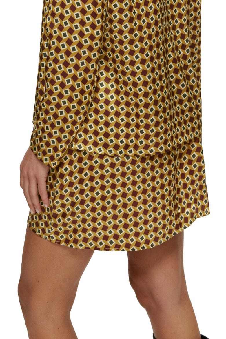 Benson Silk Miniskirt, Alternate, color, MEZZANINE