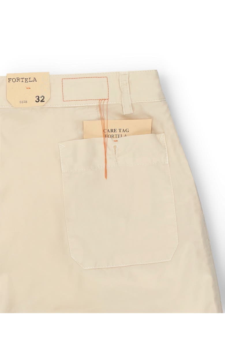 Fortela Haute Twill Cotton Shorts, Alternate, color, Mlk