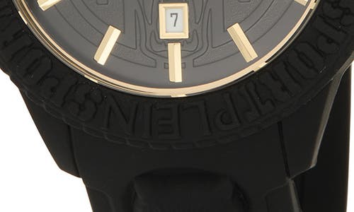 Philipp Plein Fearless Silicone Strap Watch, 43mm