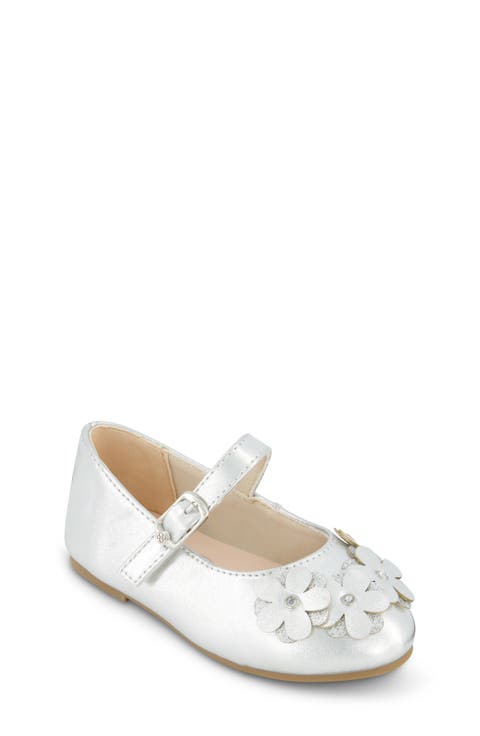 Kids' Amy Petal Mary Jane Flat (Toddler & Walker)