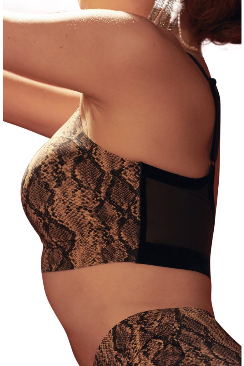 Support Bralette, Alternate, color, PYTHON