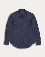 Fortela Smith Japanese chambray shirt