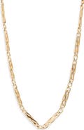 Nordstrom Demi Fine Fancy Figaro Chain Necklace