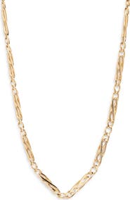 Nordstrom Demi Fine Fancy Figaro Chain Necklace