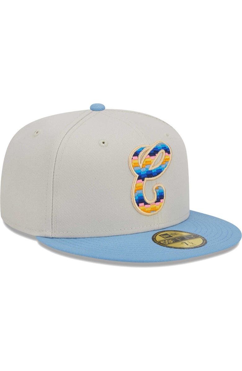 New Era Men's New Era Natural Chicago White Sox Beach Front 59FIFTY Fitted Hat, Alternate, color, Natural