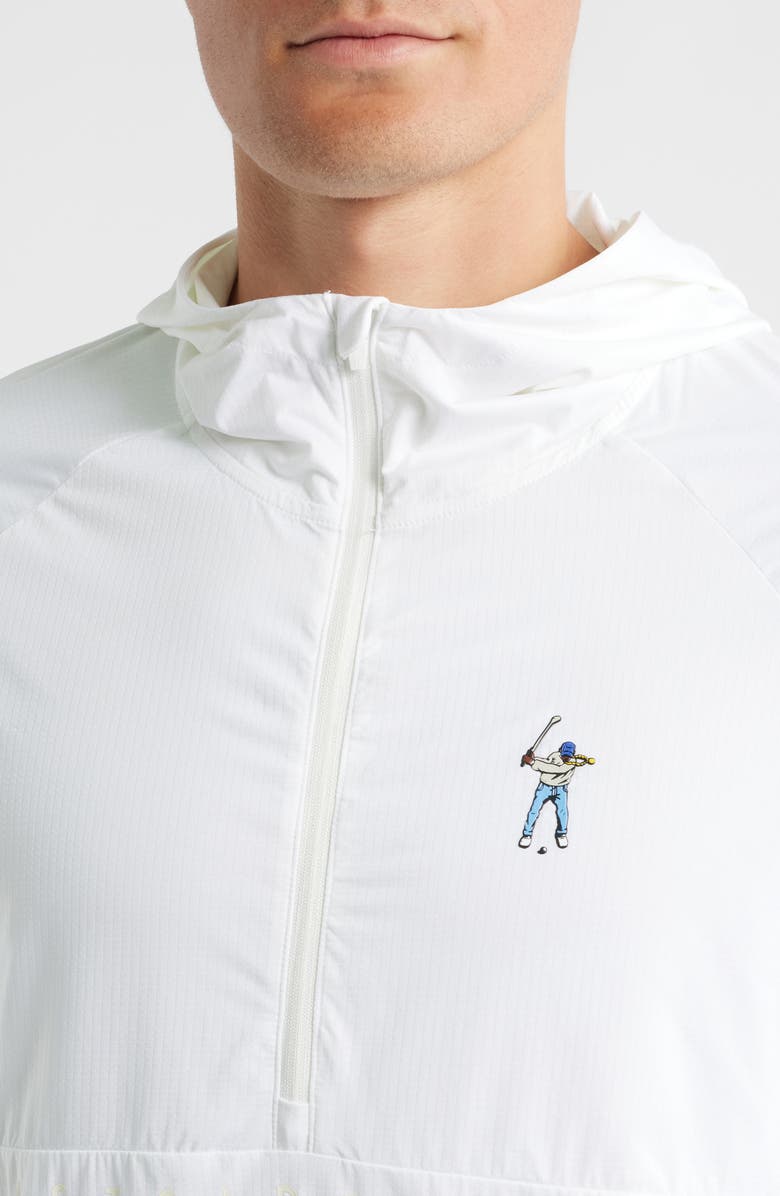 Eastside Golf Half Zip Golf Hoodie, Alternate, color, Bright White