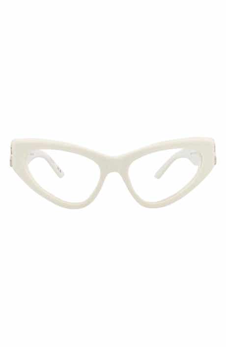 Balenciaga 54mm Cat Eye Optical Glasses