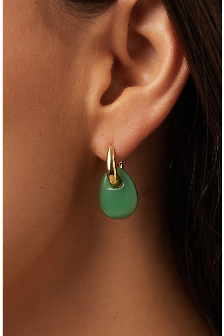 Gold Drop Earrings - Kayla, Alternate, color, Gold