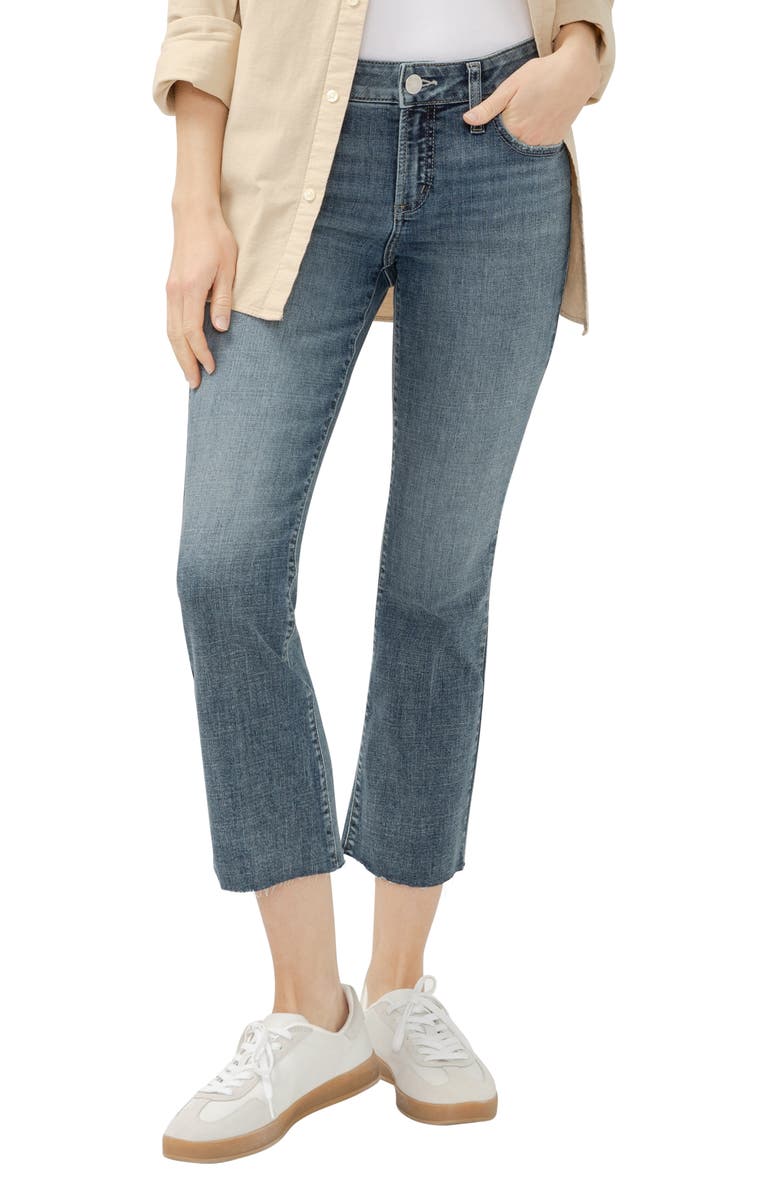 Silver Jeans Co. Elyse Kick Flare Jeans, Main, color, Virginia