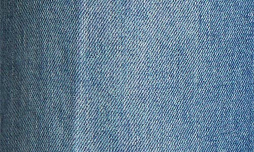 Paige Leena High Waist Raw Hem Wide Leg Jeans