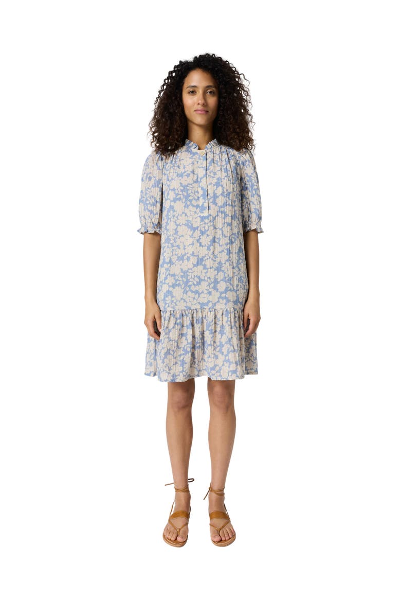 Romie Dropped Waist Mini Dress, Main, color, Sky Blue