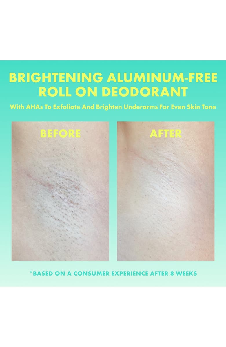Kopari Brightening Aluminum-Free Roll-On Deodorant with AHA & Bearberry, Alternate, color, 