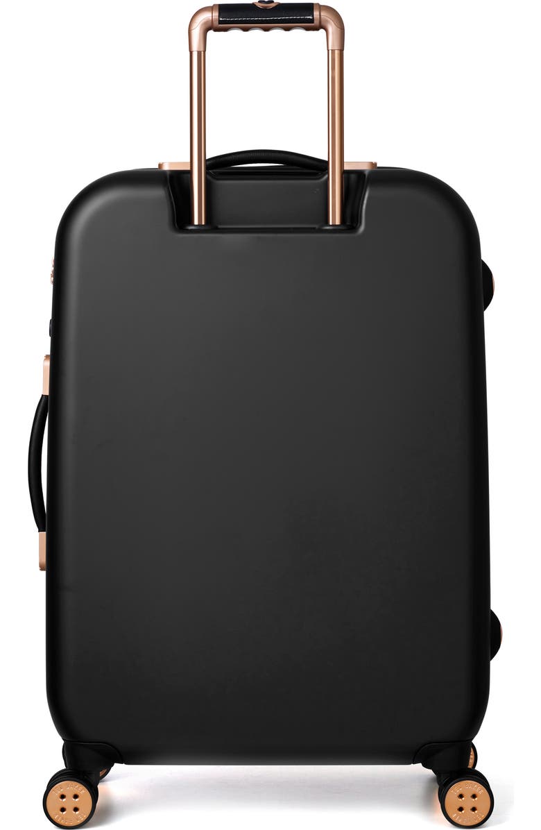 Ted Baker London Medium Beau Bow Embossed Four-Wheel 27-Inch Trolley Suitcase, Alternate, color,