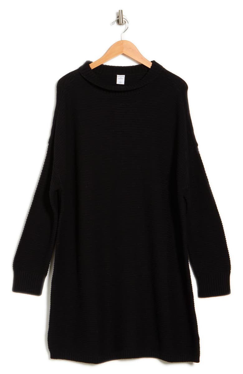 Melrose and Market Mock Neck Mini Sweater Dress, Alternate, color,