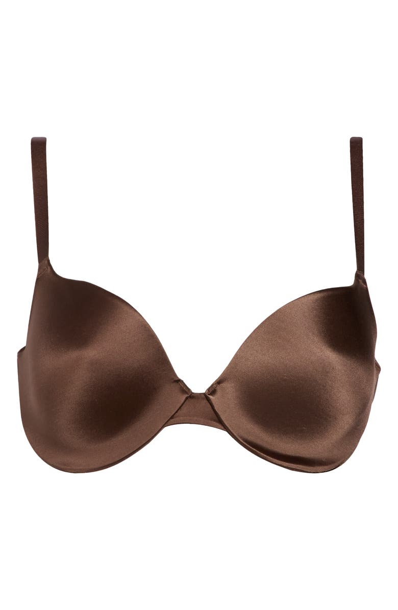 Wacoal Inner Sheen Underwire T-Shirt Bra, Alternate, color, Chocolate Martini