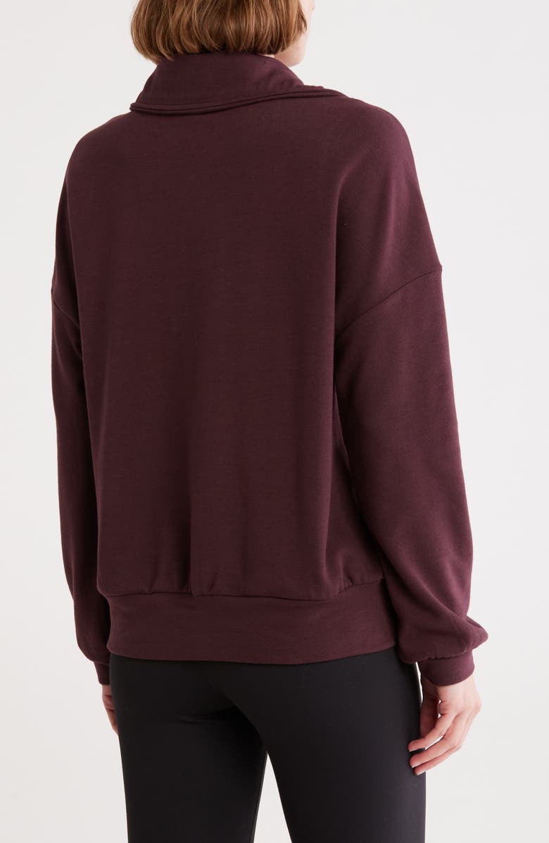 Cozy Half Zip Pullover Sweatshirt