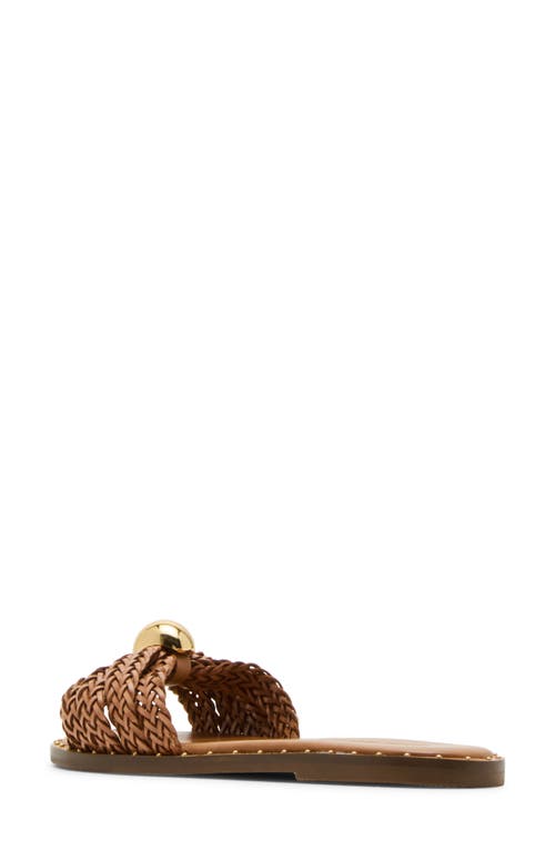 Steve Madden Dipsy Slide Sandal In Brown